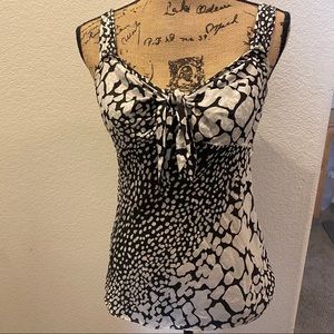 J Crew Silk Animal Print Top - Like New. Cute!